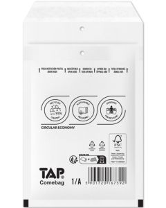 Photo COMEBAG : pochettes d'expédition matelassées - Blanc 81020100