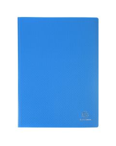 85102E Protège-documents de 200 vues - Bleu EXACOMPTA ouvert