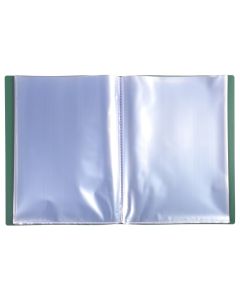 Protège-documents de 120 vues  Vert EXACOMPTA 8563E ouvert
