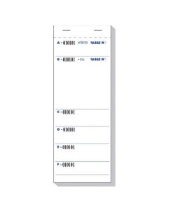 Exacompta 96207E Lot de  blocs BRASSERIE Autocopiant Dupli - 260 x 96 mm (Restaurant)
