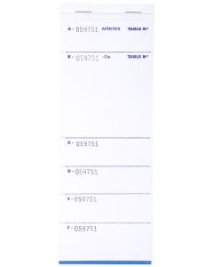 Exacompta 96208E Bloc BRASSERIE Autocopiant Tripli (Restaurant)