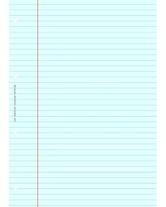 BLOC DE REVISION COMPTABLE :  Feuille Lignée A4 Bleu ELVE 2622