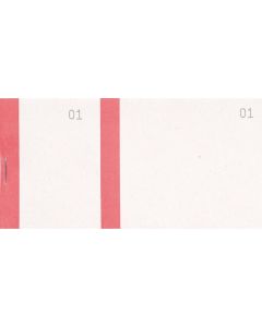 Bloc Vendeur Rouge Carnet de 100 tickets COGIR 7033