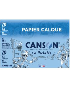 Papier Calque 90 g - A4 CANSON Lot de 12 feuille