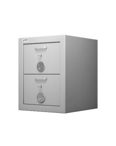 Armoire forte à 2 tiroirs - Serrure à clé avec passe général : HARTMANN CLASS PROTECT 2T Image