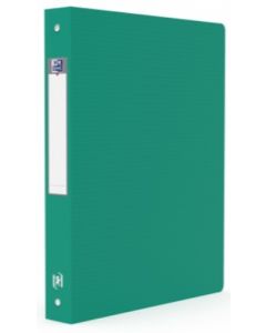 Classeur souple - 4 anneaux de 40 mm - Vert : OXFORD Memphis Visuel