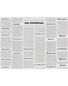 Sets de table Restaurant - Motif Journal COGIR Lot de 500