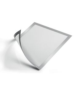 Lot de 5 cadres d'affichage magnétiques - A4 - Gris métallique : DURABLE Visuel