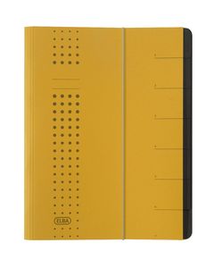 ELBA 400002022 : Trieur à élastique 7 compartiments - Jaune