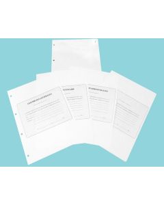 Recharge pour Registre juridique (Procès-verbaux) - 100 feuillets ELVE 1101-4 modèle