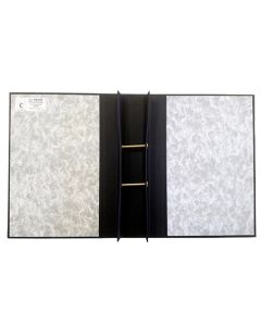 Reliure d'archive de Notaire - Sans vis apparentes - Noir ELVE