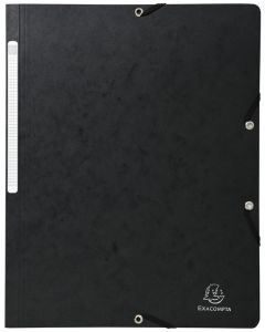 Chemise à élastiques sans rabat - Noir : EXACOMPTA Image