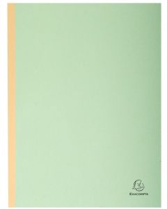 EXACOMPTA : Chemises à soufflet dos toilé - Vert pré (Papier recyclé)