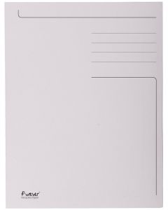 EXACOMPTA : Lot de 50 chemises imprimées à 3 rabats - Gris 448019E