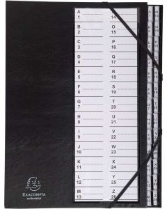 EXACOMPTA : Trieur alphanumérique - 26 compartiments photo