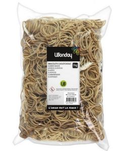 Bracelets caoutchouc - largeur 1,8 mm - 63,5 mm / 100 mm WONDAY image