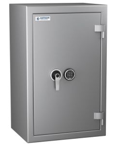 HARTMANN Zephir Duo 2156  :  Coffre-fort ignifuge ouvert - Serrure électronique - Classe 2 - 156 L