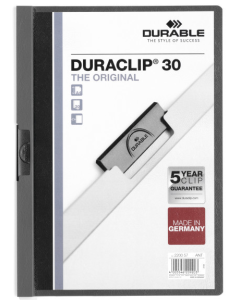 Photo Chemise de présentation A4 à clip - Anthracite (DURABLE 2200-57)