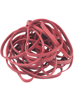 Bracelets élastiques - 80 x 4 mm LAUFER Rondella Paquet de 50 g Image