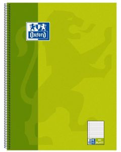 Photo OXFORD : Cahier à spirale - 160 pages lignées A4+ 100050357