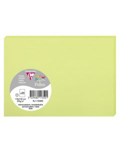 Photo POLLEN Carte Vert bourgeon 110 x 155 mm C6 11350C Clairefontaine