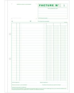 EXACOMPTA 13287E FACTURES : Manifolds autocopiants Dupli - 297 x 210 mm A4