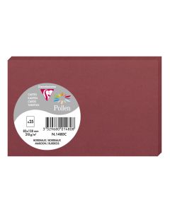 Photo Carte en papier POLLEN 82 x 128 mm - Bordeaux 1480C 