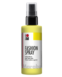 Photo MARABU : Peinture à vaporiser pour textile clair - Jaune Citron 171950020