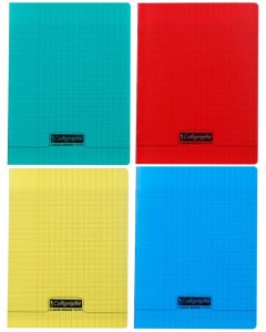 Photo Cahier Séyès 48 pages - 170 x 220 mm - Assortiment CALLIGRAPHE Polypro