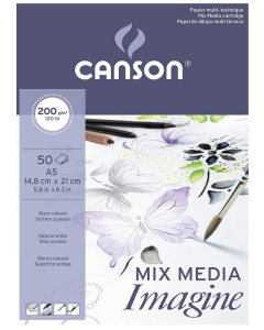 Photo 200006009 Canson Cahier à dessin 100 pages - A5