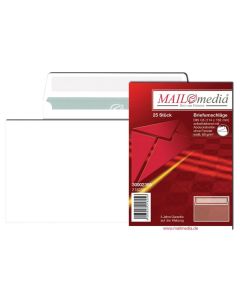 Photo Enveloppes autocollantes sans fenêtre - 114 x 162 mm : MAIL MEDIA Lot de 25 (21825/0)