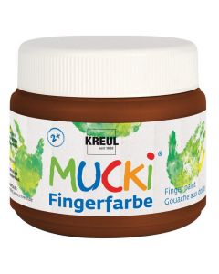 Photo Peinture aux doigts MUCKI - 150 ml - Marron C. KREUL 23111