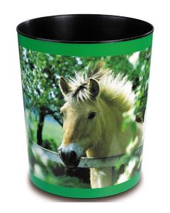 Photo 26657 LAUFER : Corbeille à papier - Cheval (Fournitures)