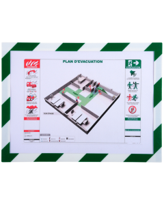 Photo Pochette d'affichage magnétique - A4 - Blanc / Vert EXACOMPTA