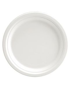 Assiette jetable en canne à sucre - Diamètre de 153 mm NATURE STAR Image