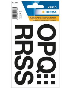 Photo HERMA : Lettres autocollantes - 33 mm 4188 O à Z