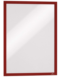 Photo DURABLE 4873-03 Cadres d'affichage magnétiques adhésif - A3 - Rouge