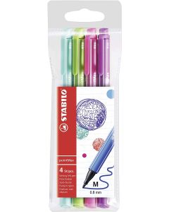 Photo Assortiment de 4 Stylo-feutres STABILO PointMax