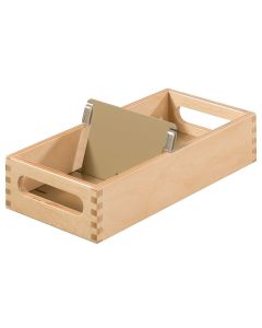 Photo Bac en bois pour fiches - Format A7 - Paysage - 900 fiches : HAN 507-0 