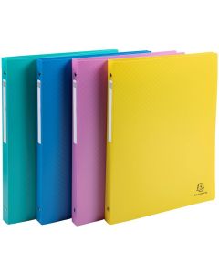 Photo Classeur souple - 4 anneaux de 15 mm - Assortiment EXACOMPTA Forever Young