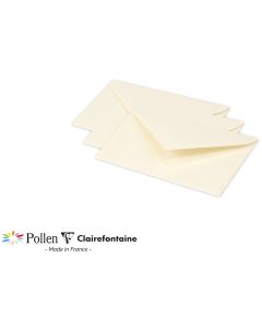 Photo Enveloppe POLLEN Ivoire irisé Format  75 x 100 mm 54040C