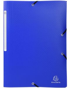 Photo Chemise à élastiques en PP - Bleu Foncé EXACOMPTA Image