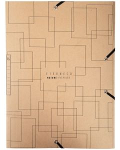 Photo Chemise à élastiques A4 - 3 rabats - Motifs géométriques EXACOMPTA Eterneco