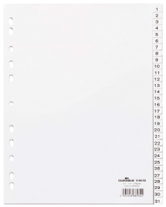 Photo DURABLE : Jeu de 31 intercalaires numériques 6160-02