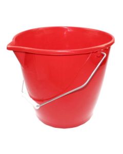 Photo Seau en plastique - 12 L - Rouge PEGGY PERFECT