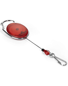 Photo DURABLE : Porte badges avec jojo - Rouge