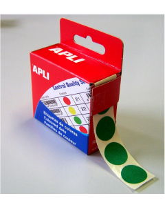 Photo Pastilles adhésives 15 mm - Vert AGIPA 115006 Etiquettes