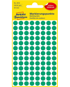 Photo Pastilles adhésives - 8 mm - Vert AVERY