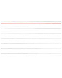 Photo Fiches Bristol lignées - 100 x 150 mm - Blanc ELVE