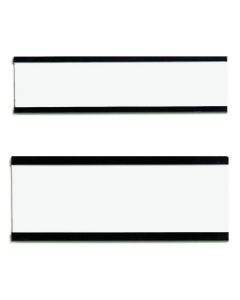 Photo Porte-étiquette magnétique C-profil - 75 x 20 mm - Marron : FRANKEN